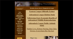Desktop Screenshot of easterncougar.org